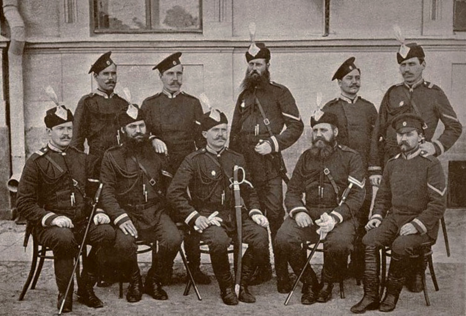 Нижние чины Отдельного корпуса жандармов. Фотография сделана между 1894–1907 годами. Фото из сети Интернет